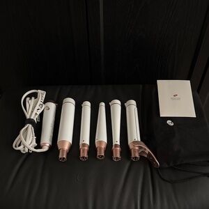 T3 Micro Whirl Interchangeable Styling Wand w/ 5 Attatchments and Storage Bag